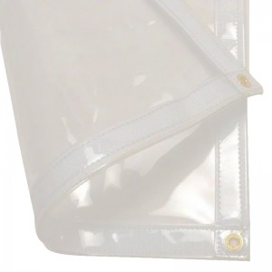 Βαρέως τύπου Clear Vinyl Plastic Tarps PVC Tarpaulin διάφανος μουσαμάς 3