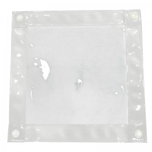 Heavy Duty Clear Vinyl Plastik Tarps PVC Tarpaulin Prela klè 5
