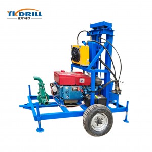 100m 150m rotary drilling rigs and ground hole drilling machine