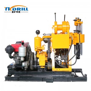 XY-200 Borehole Drilling Machine/200m Deep Diesel Water well drilling rig