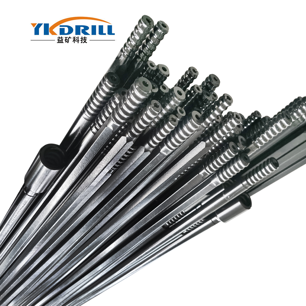 Influence of the use method and environment of drill rod on the life of drill rod in rock drilling