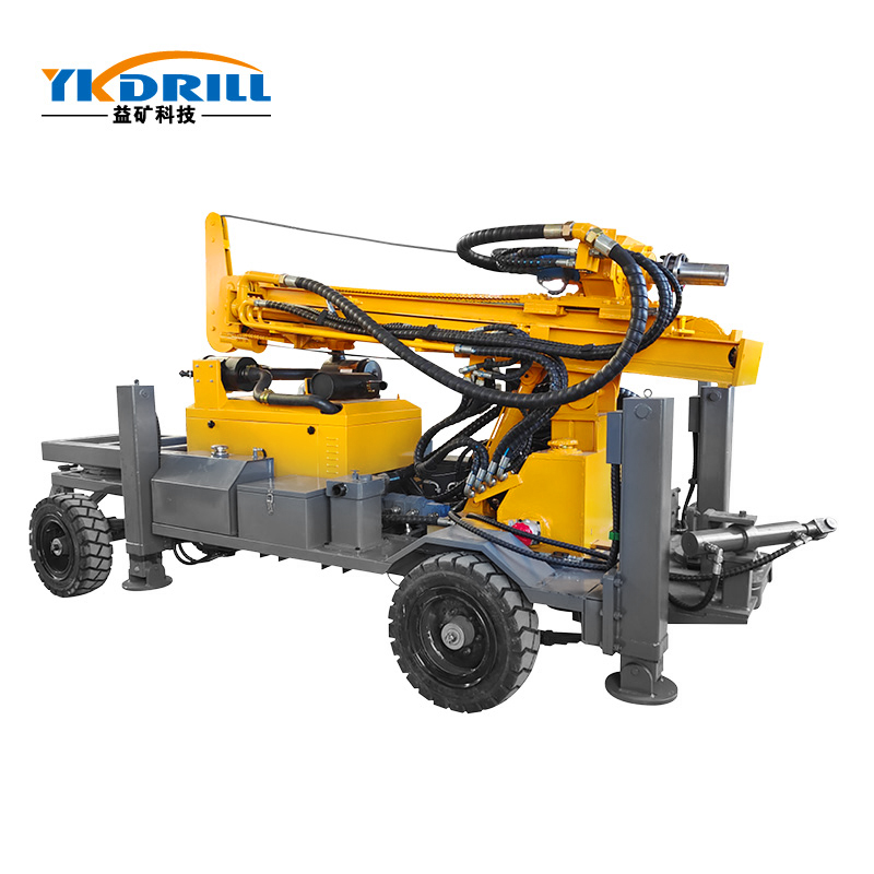 Drilling rig  trailer mounted DTH water well drilling rig