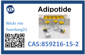 Mae ffatri'n cyflenwi peptid colli pwysau lipopeptid gwyn powdr lyophilized Adipotide 859216-15-2