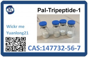 Kosmetiese graad 147732-56-7 Pal-Tripeptide-1 Anti-veroudering Fabrieksvoorraad word dieselfde dag versend