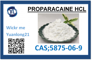 Nhà máy cung cấp trực tiếp Proparacaine hydrochloride 5875-06-9