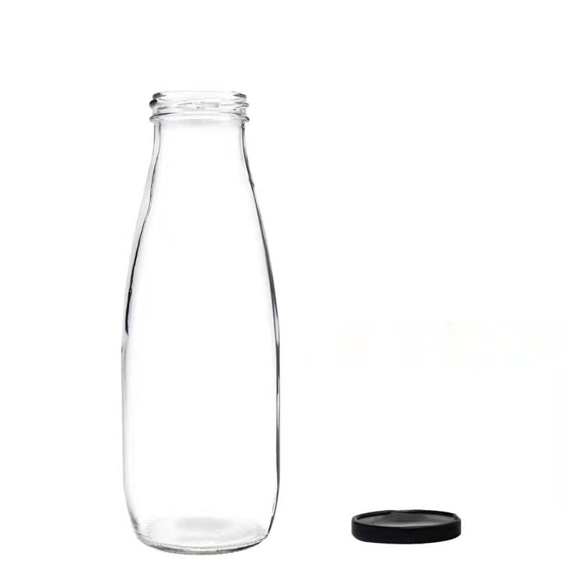 Personlized Products Empty Glass Candle Jars - 029 Plain white beverage bottle – Yu Lung