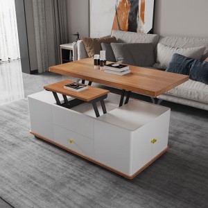 Simple modern living room coffee table combination