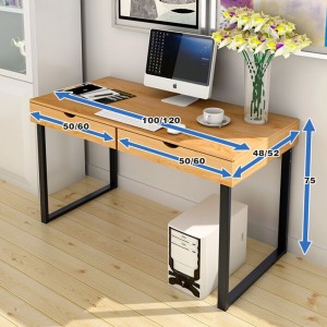 Top Quality Corner Desk With Drawers - Wholesale Simple Wooden Modern Home Office Computer Desk  – Yuelaikai