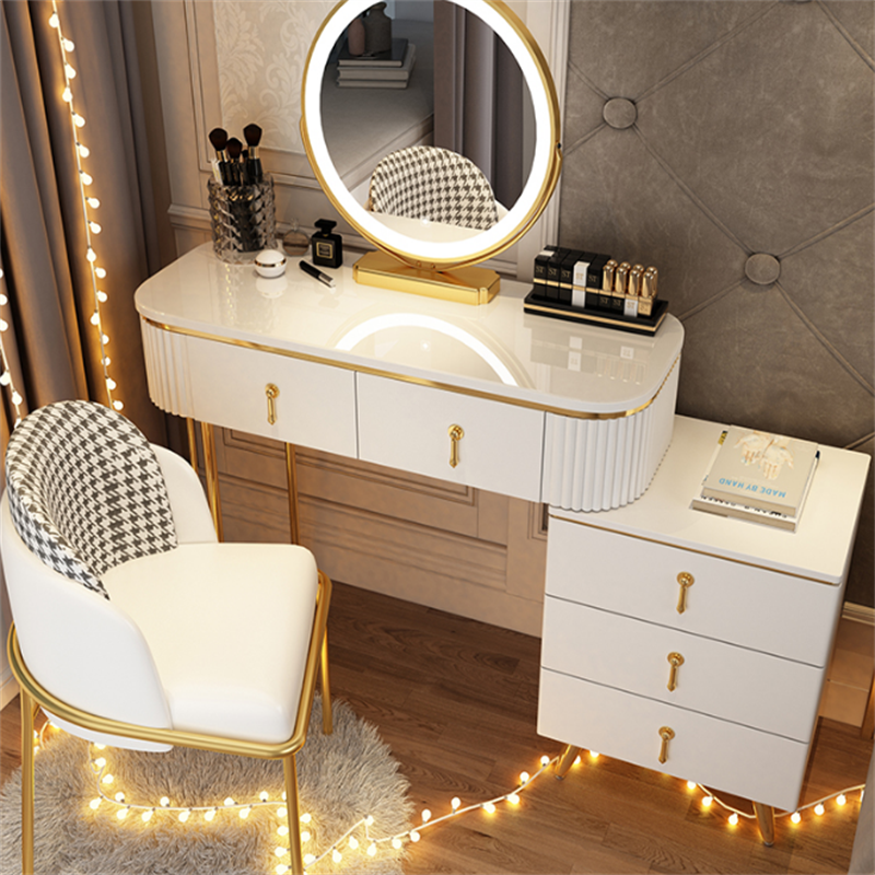 Reasonable price for Vanity Desk With Mirror - Factory Maker Modern Bedroom Dresser  – Yuelaikai
