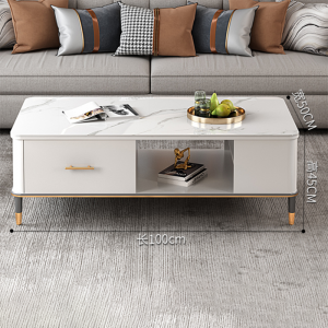 High reputation Silver Coffee Table - High quality luxury modern living room coffee table  – Yuelaikai