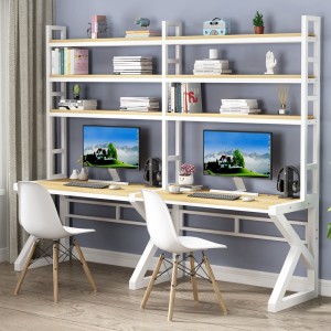 Europe style for Black Corner Desk - Wooden home student study table  – Yuelaikai