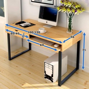 Wholesale Simple Wooden Modern Home Office Computer Desk