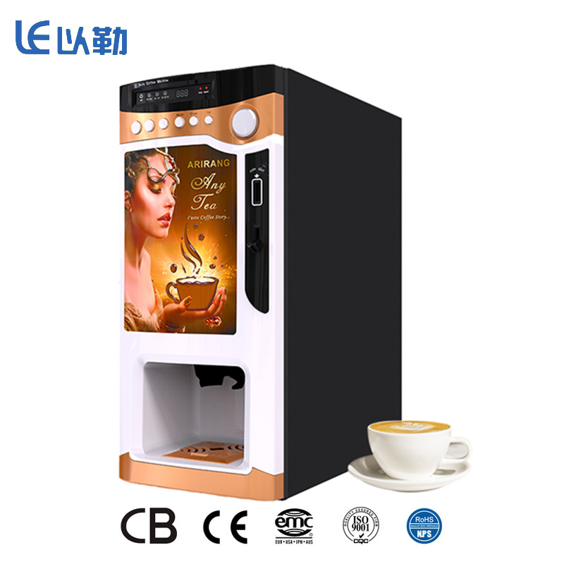 Low Price Touch Screen Le307A Maker Table Type Tea Coffee Vending
