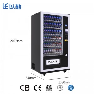 Smart Type Snacks&Cold Drinks Vending Machine with touch screen
