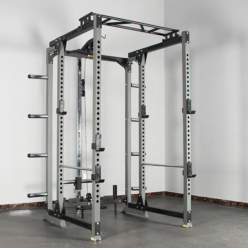 Folding frame squat rack
