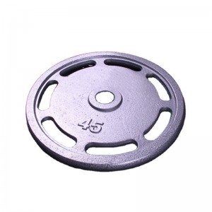 China Supplier Weight Plate Iron - gym seven hole cast iron weight plate – Yunlingyu
