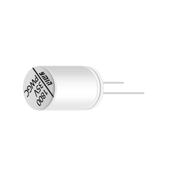 Lead type solid aluminum electrolytic capacitor NPW