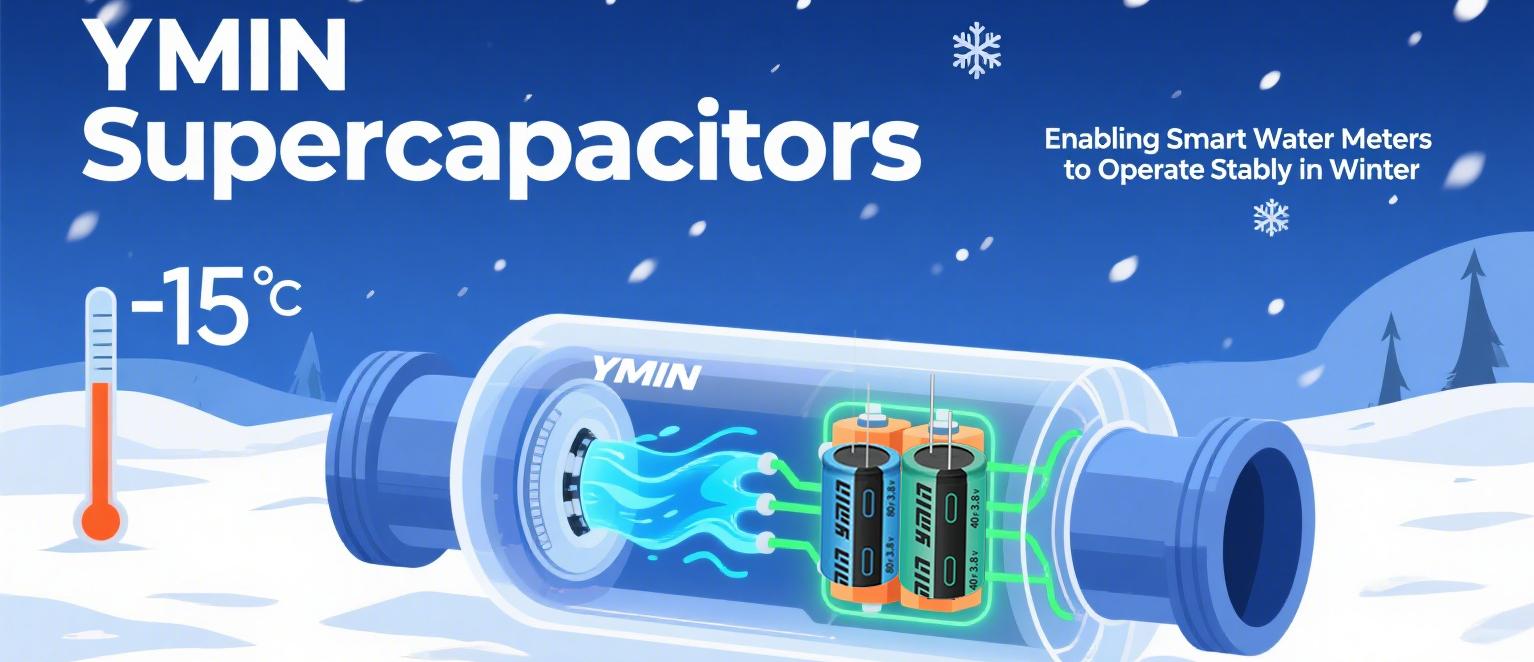 YMIN Supercapacitors: Enabling Smart Water Meters to Operate Stably in Winter