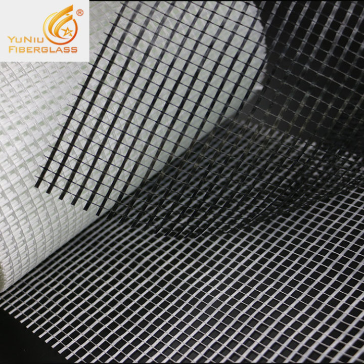 China 90gsm Glass fiber mesh 5*5 Mesh size impact resistance impact  resistance factory and suppliers