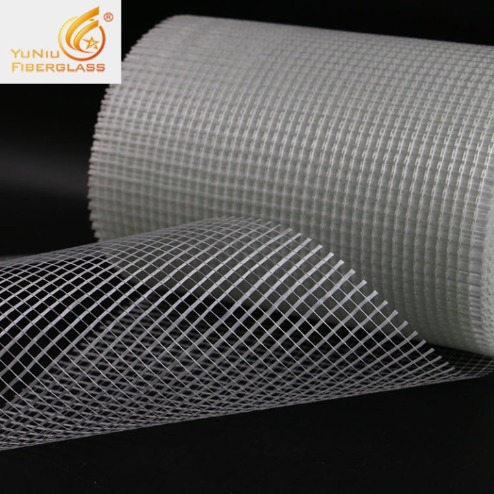 China 90gsm Glass fiber mesh 5*5 Mesh size impact resistance