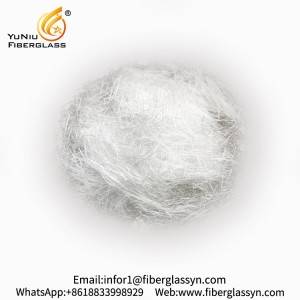 OEM China China Factory Direct Supply High Mechanical Strength Processing Property Fiberglass Chopped Strands for Needle Mat