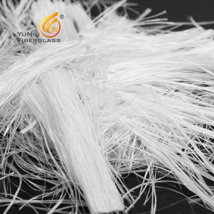 Short cut glass fiber with fire resistance heat resistance and high chemical stability