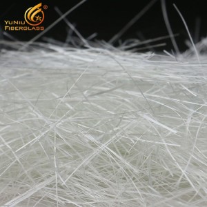 E-glass 9μm chopped glass fiber as raw materials for needle mat
