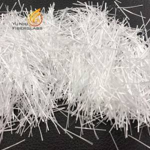 Wholesale Fiberglass Reinforced Mat - Mass Production AR glass fibre chopped strands – Yuniu
