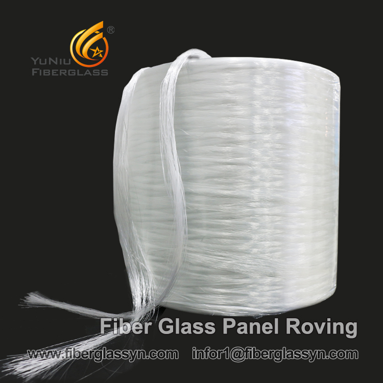 Glass fiber panel yarn has good chopped and dispersibility