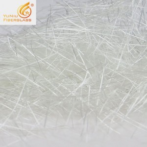 Good flowability fiberglass chopped strands for needle mat superior quality