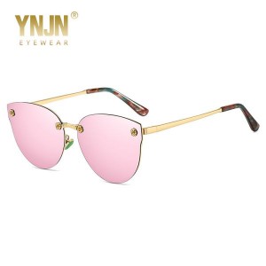 2024 ຄົນອັບເດດ: ຄົນອັບເດດ: ແບບໃຫມ່ທີ່ກໍາຫນົດເອງ Rimless Colorful Polarized Unisex Sunglasses382