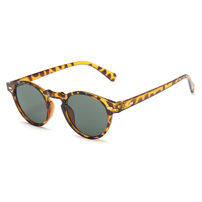 New Arrival China Vintage Visor Sunglasses - Leopard Retro Rice Nail Men Sunglasses  – Yinfeng