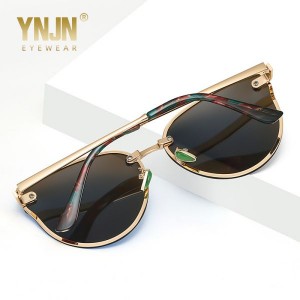 2024 Bagong Naka-istilong Customized Fashion Rimless Colorful Polarized Unisex Sunglasses382