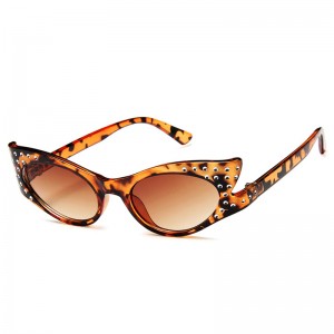 Dámské sluneční brýle Cat Eye Rivet Retro 5069