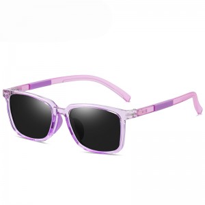 High-quality TR90 square sunglasses kids