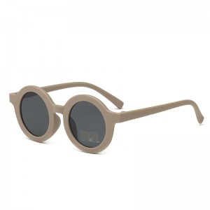 2021 Good Quality Kids Eyewear Frame - Cute round frame kids sunglasses  – Yinfeng