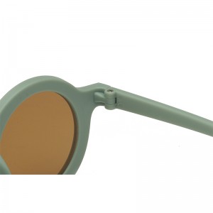 Simpatici occhiali da sole per bambini con montatura rotonda