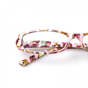 Personalized printed colorful reading glasses