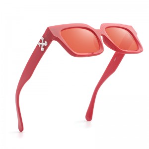 Men square custom logo fashion sunglasses