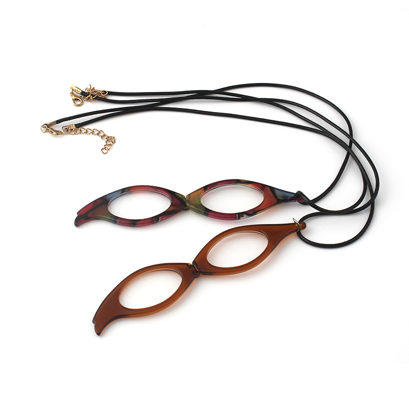 Good Wholesale Vendors Detachable Reading Glasses - Retro neck style small reading glasses  – Yinfeng