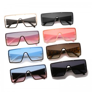 Women sunglasses One-piece big frame trendy