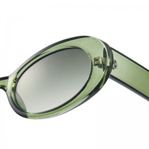 Syze dielli me kornizë ovale të modës për femra