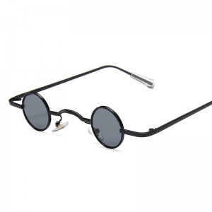 Special Price for Bling Sunglasses Designer - Hip-hop retro round frame sunglasses men  – Yinfeng