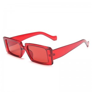 Colorful fashion square frame customized sunglasses