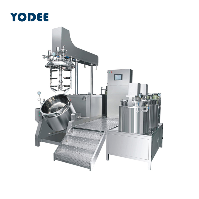 Wholesale Vacuum Homogenizer - Vacuum emulsifying mayonnaise homogenizer mixer making machine – YODEE detail pictures