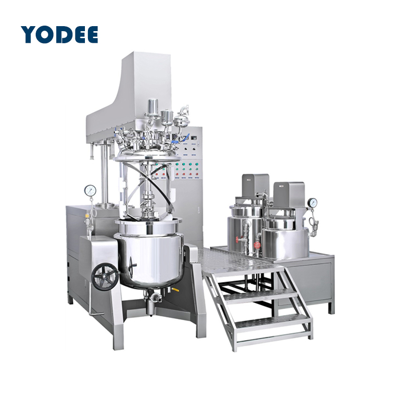 Factory Cheap Hot Vacuum Homogenizing Emulsifier - Vacuum homogenizer cosmetic cream making machine – YODEE detail pictures