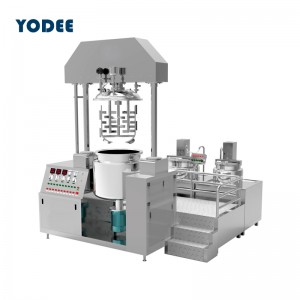 Vacuum homogenizer cosmetic cream making machine