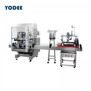 Reasonable price Semi Auto Bottle Filling Machine - Automatic small bottle multi head filling capping and labeling machine – YODEE