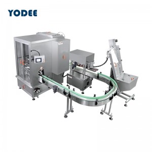 Automatic small bottle multi head filling capping and labeling machine