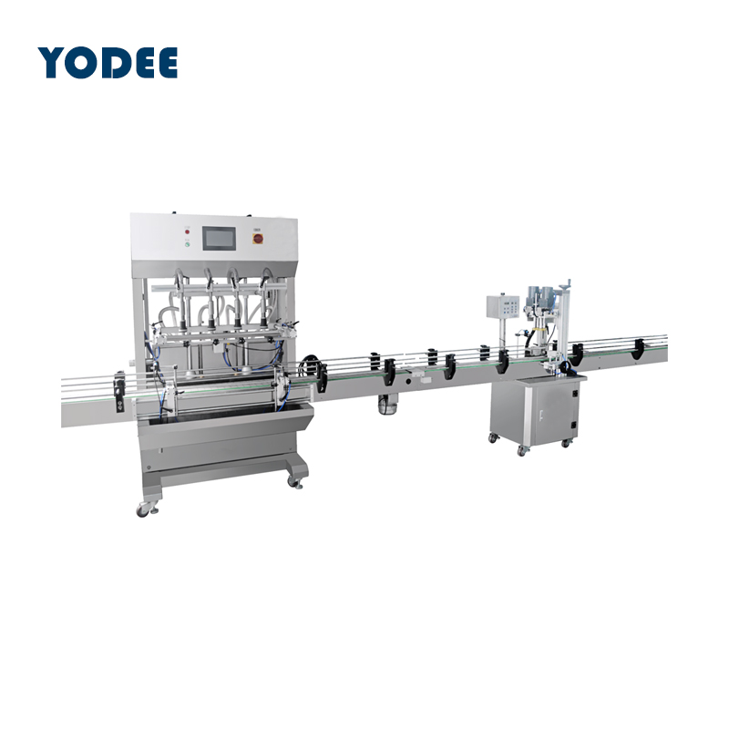 High Quality Lotion Bottle Filling Machine - Automatic small bottle multi head filling capping and labeling machine – YODEE